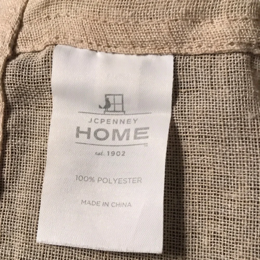 JC Penney Home Single Panel Solid Grommet Top Light-Filtering (~50